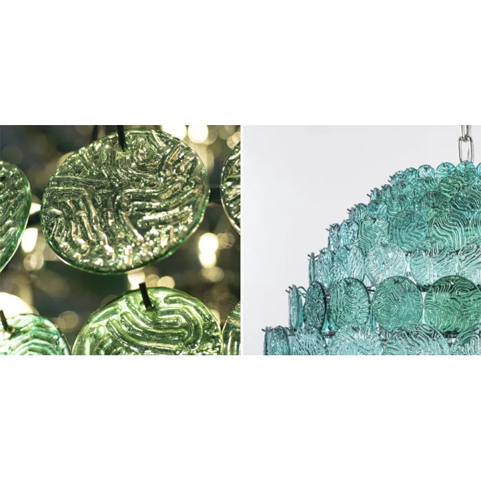 Люстра зеленое стекло Lighting Braithwell Chandelier от ImperiumLoft