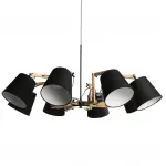 Люстра Woodland Pendant 8 Black от ImperiumLoft