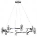 Люстра Crystal Ring Chandelier Chromium от ImperiumLoft