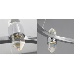 Люстра Crystal Ring Chandelier Chromium от ImperiumLoft