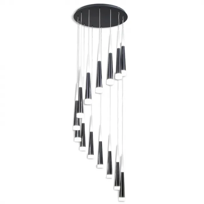 Люстра Vibia Slim Jordi Vilardell Black Cascade 14 от ImperiumLoft