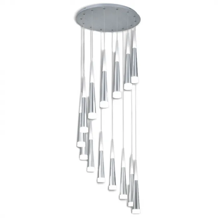 Люстра Vibia Slim Jordi Vilardell Silver Cascade 14 от ImperiumLoft