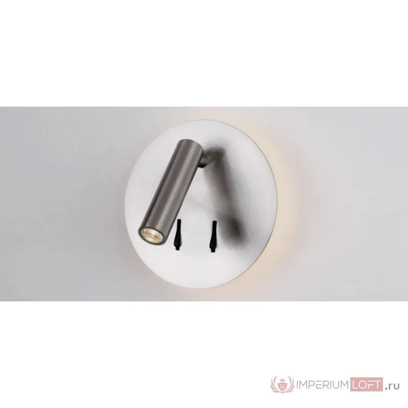 Настенный спот Nickel Square Spot Wall Lamp от ImperiumLoft