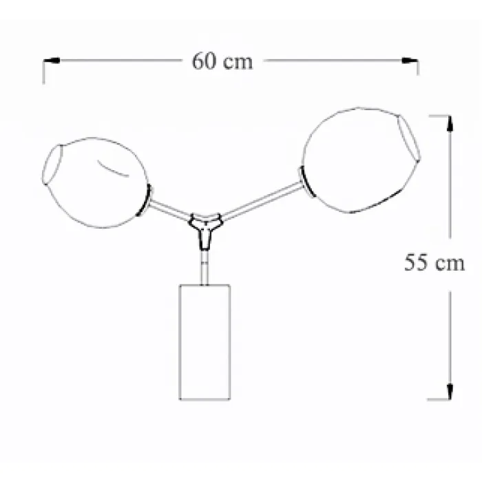 Бра Сrumpled Glas Wall Lamp от ImperiumLoft