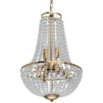 Подвесная люстра Virginia Clear Beads Chandelier Gold