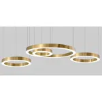 Люстра Light Ring Horizontal D40 Золото от ImperiumLoft