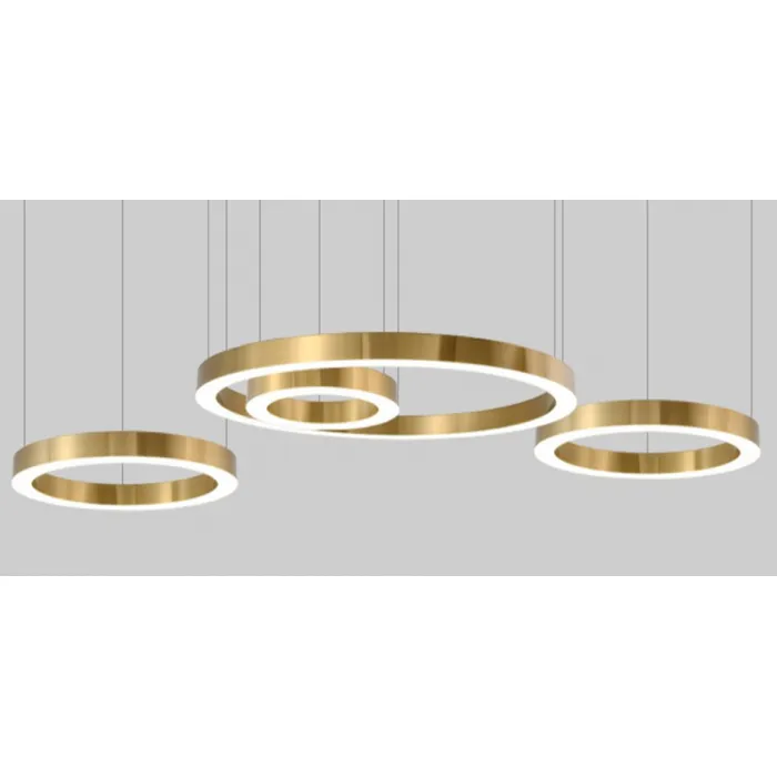 Люстра Light Ring Horizontal D40 Золото от ImperiumLoft