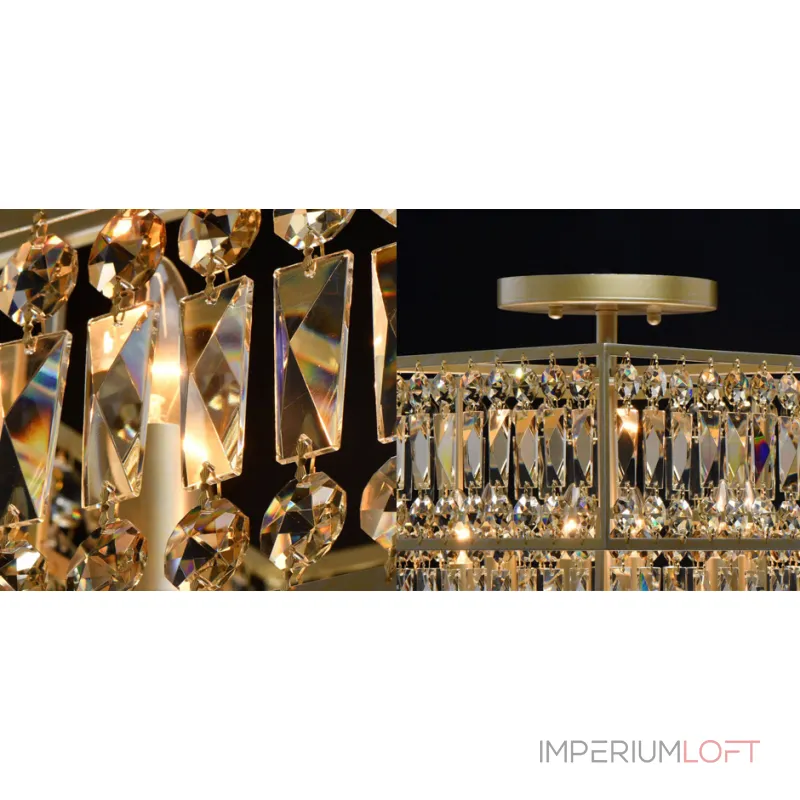 Потолочная люстра Crystal Inserts Lamp amber 6