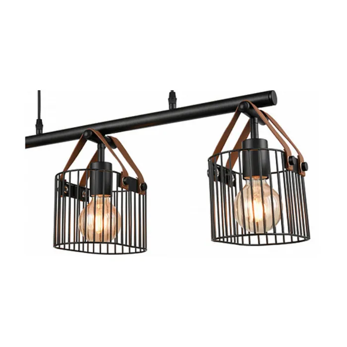 Люстра Cage Wire Color Linear black от ImperiumLoft