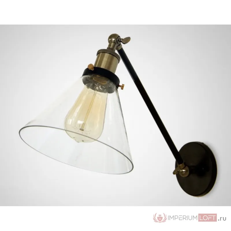Бра Gloce Cone Shade Loft Industrial Glass от ImperiumLoft