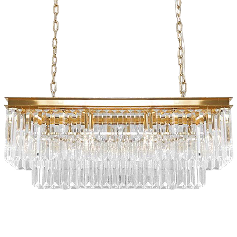 Люстра RH Odeon Chandelier Two Gold 90 от ImperiumLoft