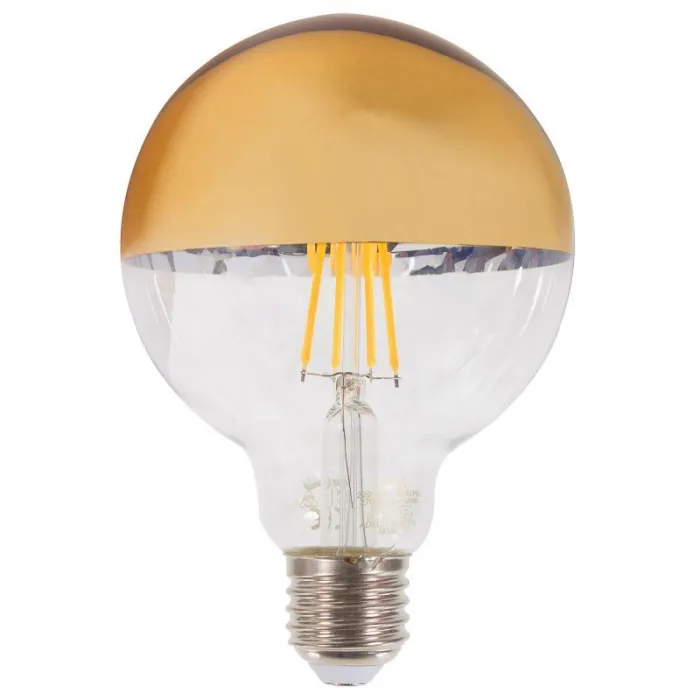 Лампа прозрачная с гальваникой LED Е27 4W от ImperiumLoft