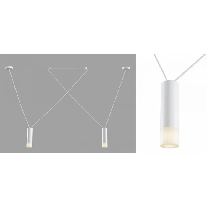 Wireflow LED White Suspension lam 2 патрона от ImperiumLoft