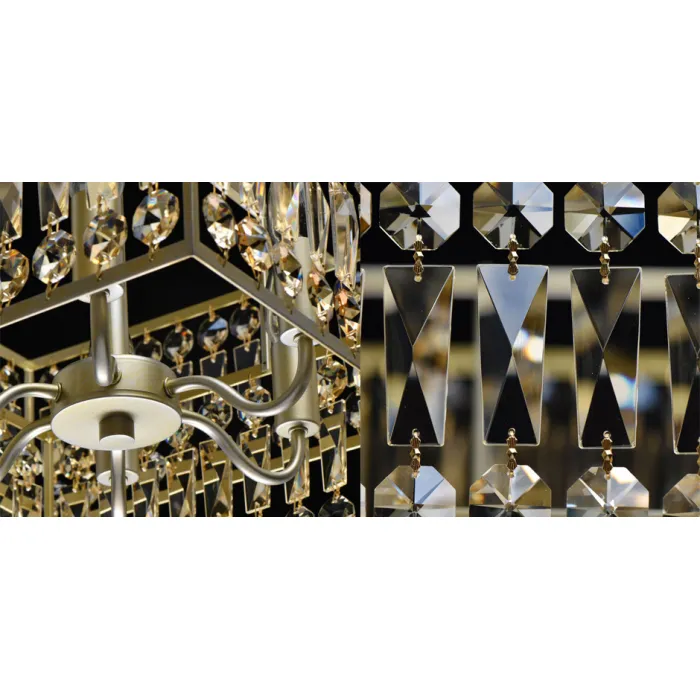 Потолочный светильник Crystal Inserts Lamp amber 6 от ImperiumLoft