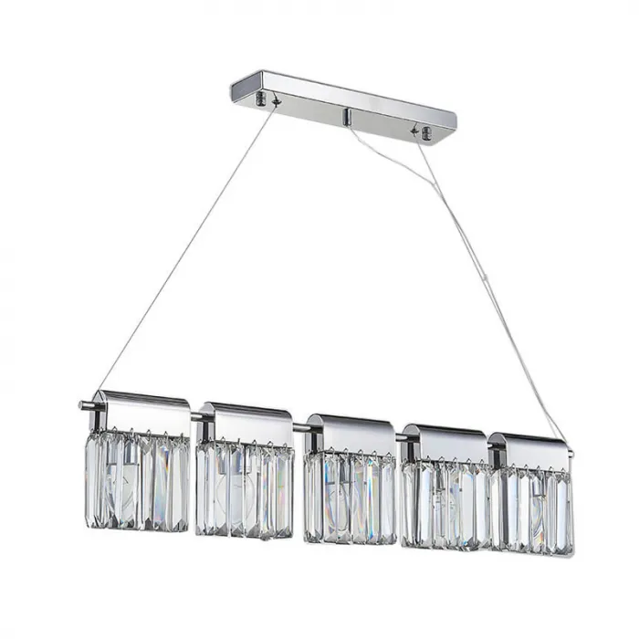 Люстра Crystal Pendants chrome 5 от ImperiumLoft