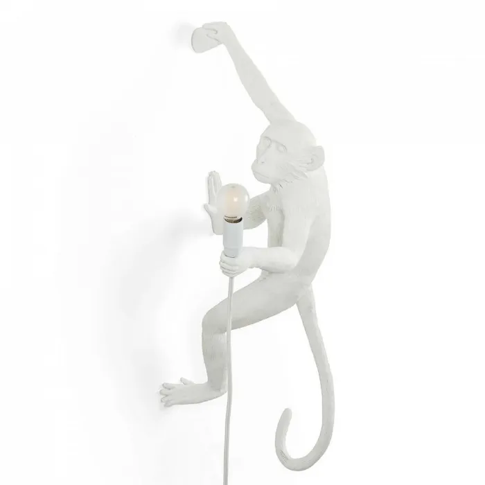 Бра Seletti The Monkey Lamp Hanging Version Right White от ImperiumLoft