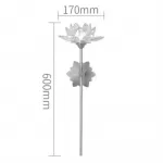 Бра Хрустальный Цветок Лотоса Lotus flower Wall Clear Glass D от ImperiumLoft