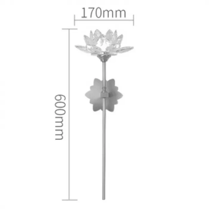 Бра Хрустальный Цветок Лотоса Lotus flower Wall Clear Glass D от ImperiumLoft