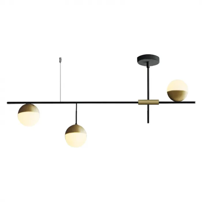 Люстра Balls white & brass 3 от ImperiumLoft