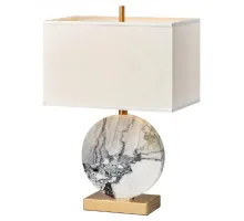 Настольная лампа Lua Grande Table Lamp gray marble