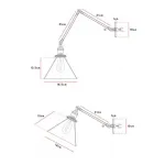 Бра Gloce Cone Shade Loft Industrial Glass от ImperiumLoft