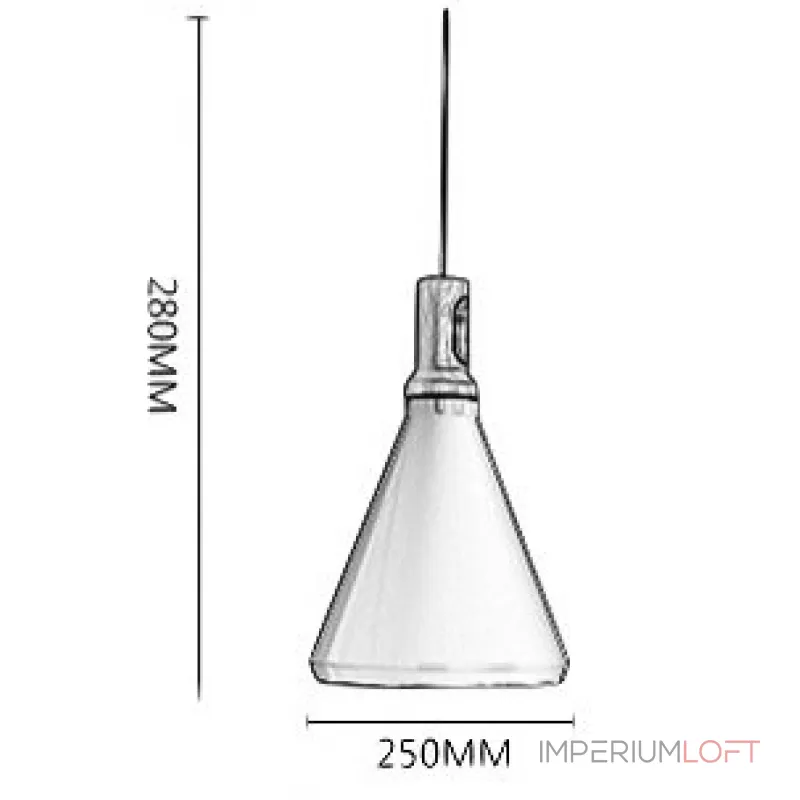 Cветильник Loft Milky Light Small