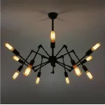 Люстра Loft Industrial Sputnik Chandelier Spider от ImperiumLoft