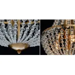 Подвесная люстра Virginia Clear Beads Chandelier Gold