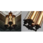Подвесной светильник Loft Industrial Edison Cage Vertical Quatro от ImperiumLoft