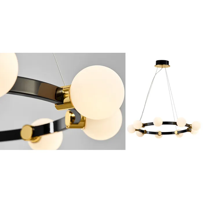 Люстра Hoop Balls Chandelier от ImperiumLoft