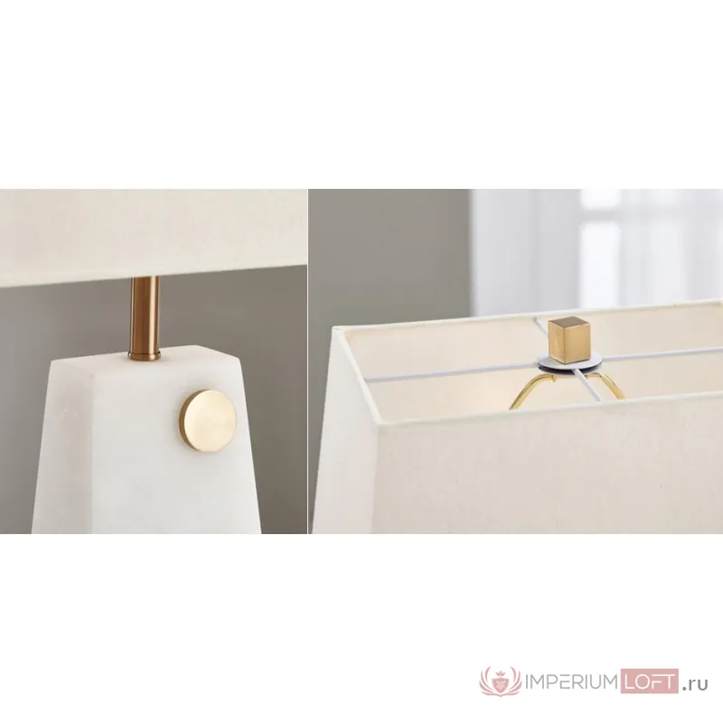 Настольная лампа Table lamp marble White от ImperiumLoft