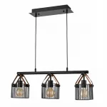 Люстра Cage Wire Color Linear black от ImperiumLoft