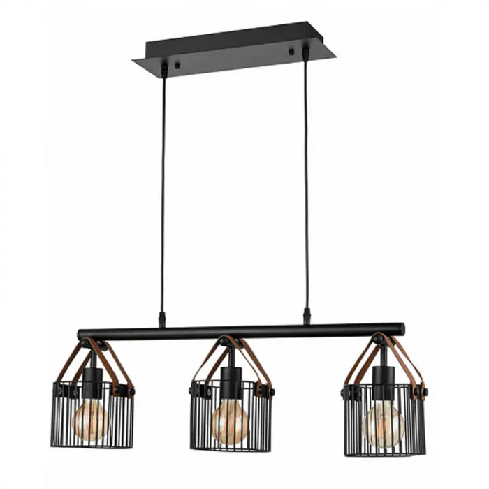 Люстра Cage Wire Color Linear black от ImperiumLoft
