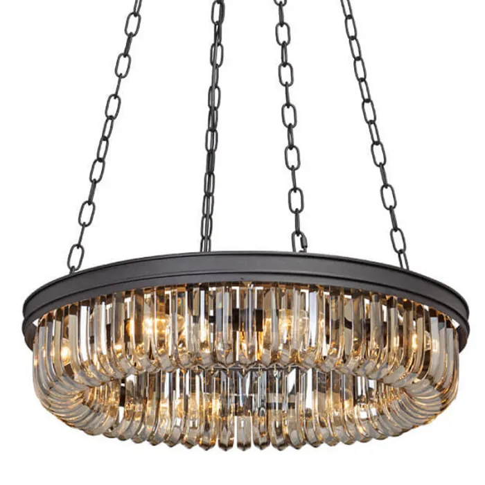 Люстра Retro Frozen Amber Glass Chandelier D 62 от ImperiumLoft