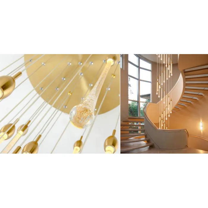 Люстра Droplet Ray Circle от ImperiumLoft