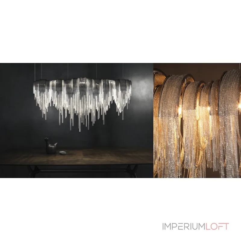 Подвесная люстра Volver Golden Chain Chandelier