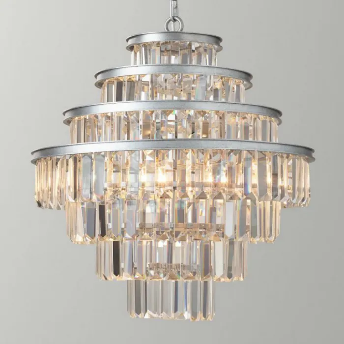 Люстра Alaine Crystal Large Pendant Silver от ImperiumLoft