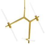 Подвесная люстра Агнес Chandelier Gold 6