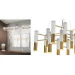 Люстра IKE Delightfull Gold & White от ImperiumLoft