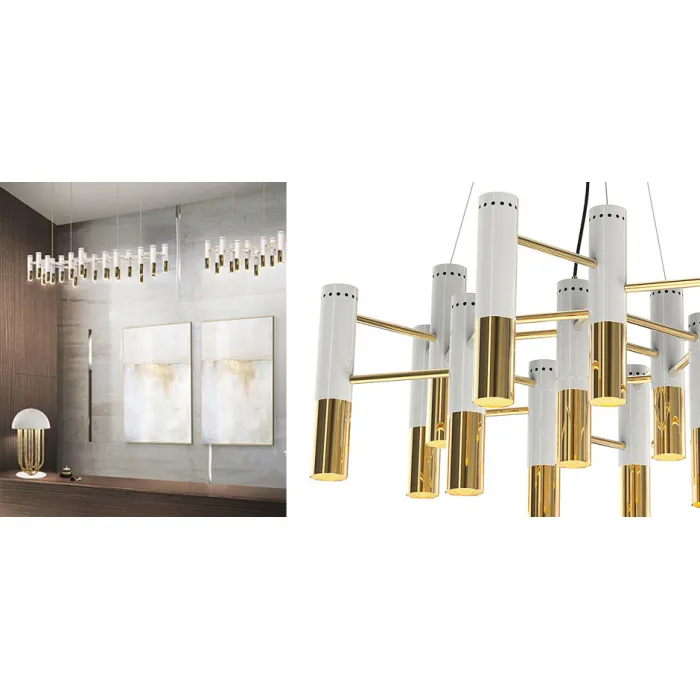Люстра IKE Delightfull Gold & White от ImperiumLoft