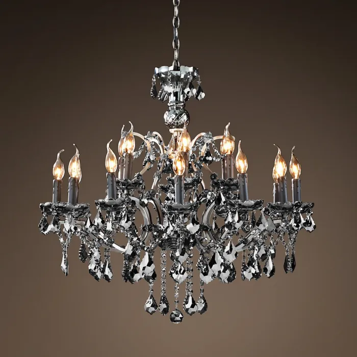 Люстра 19TH C. ROCOCO IRON & Smok  CRYSTAL 18 от ImperiumLoft