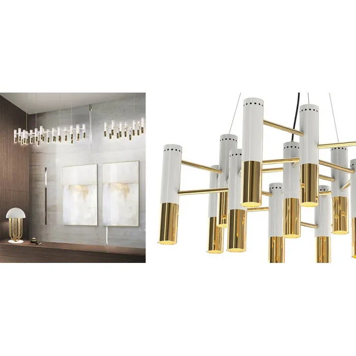 Люстра IKE Delightfull Gold & White от ImperiumLoft
