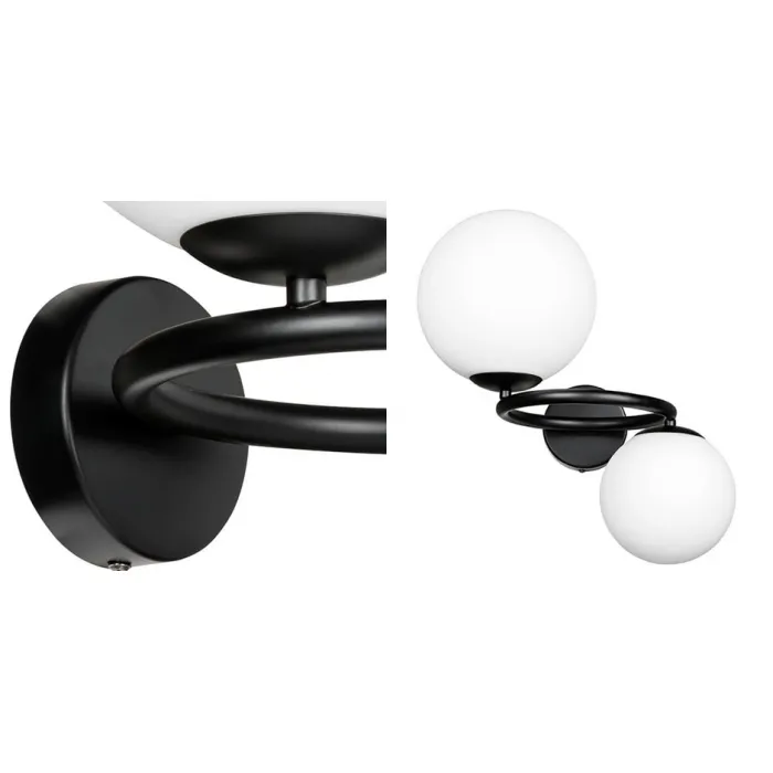 Бра Bubbles on Ring Sconces Black от ImperiumLoft