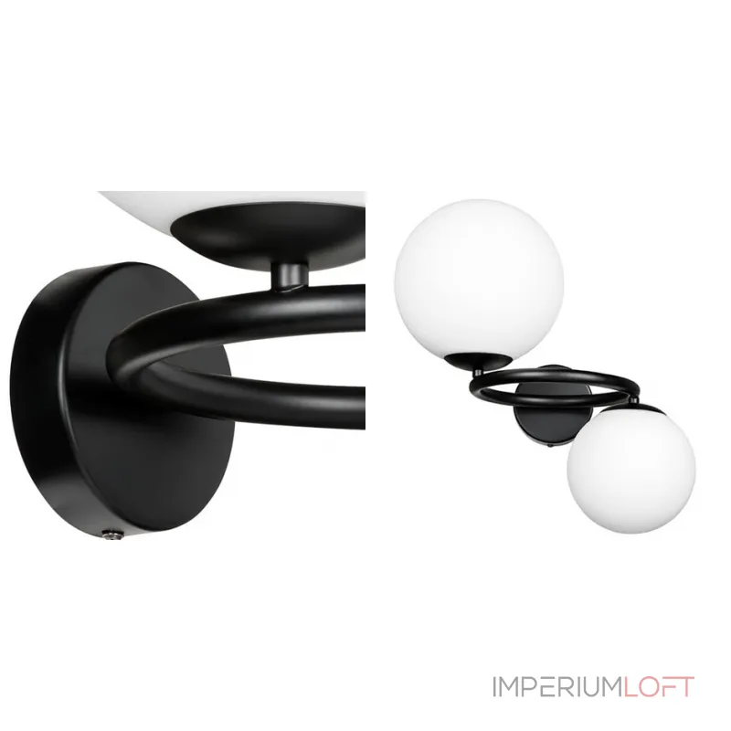 Бра Bubbles on Ring Sconces Black