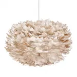 Люстра из перьев Plumage Beige от ImperiumLoft