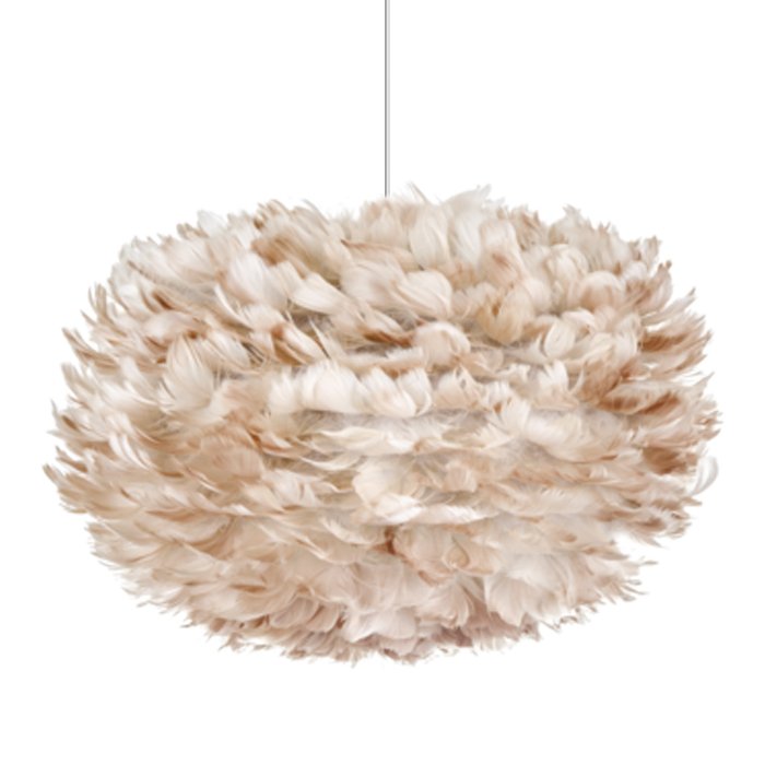 Люстра из перьев Plumage Beige от ImperiumLoft
