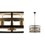 Подвесная люстра Gold Stripes Chandelier 5