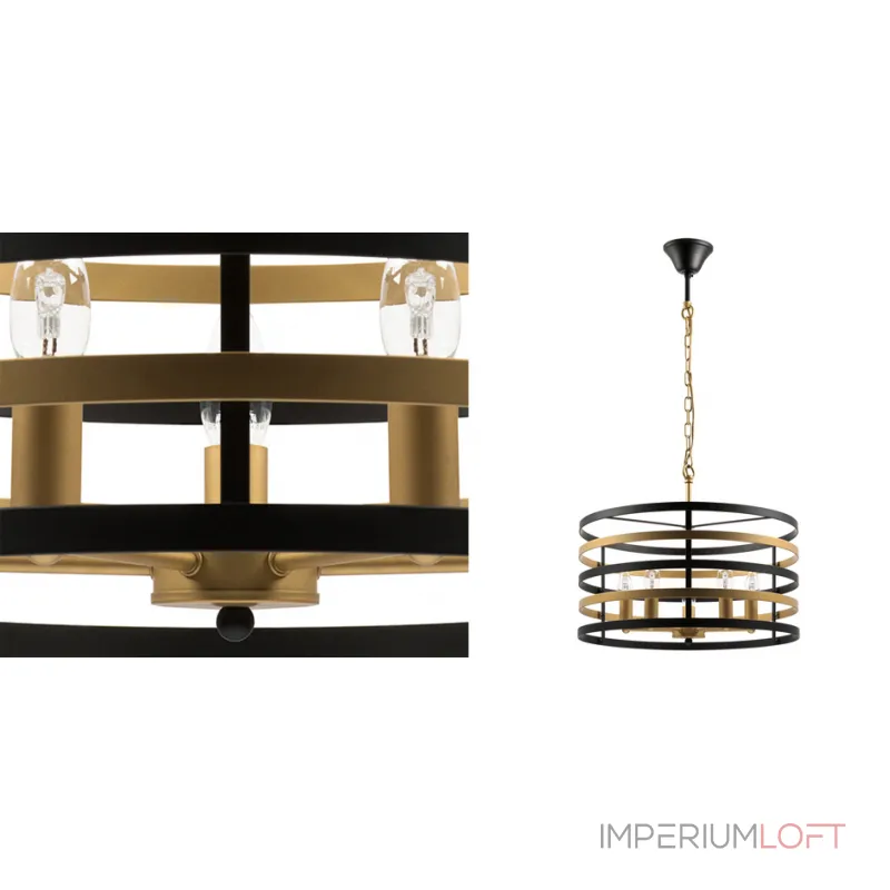 Подвесная люстра Gold Stripes Chandelier 5 Подвесная люстра Gold Stripes Chandelier 5