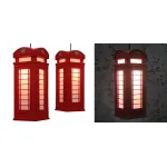 Подвесной светильник London Phone Booth Pendant от ImperiumLoft