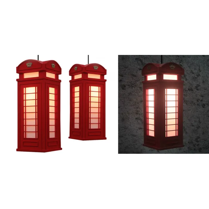 Подвесной светильник London Phone Booth Pendant от ImperiumLoft